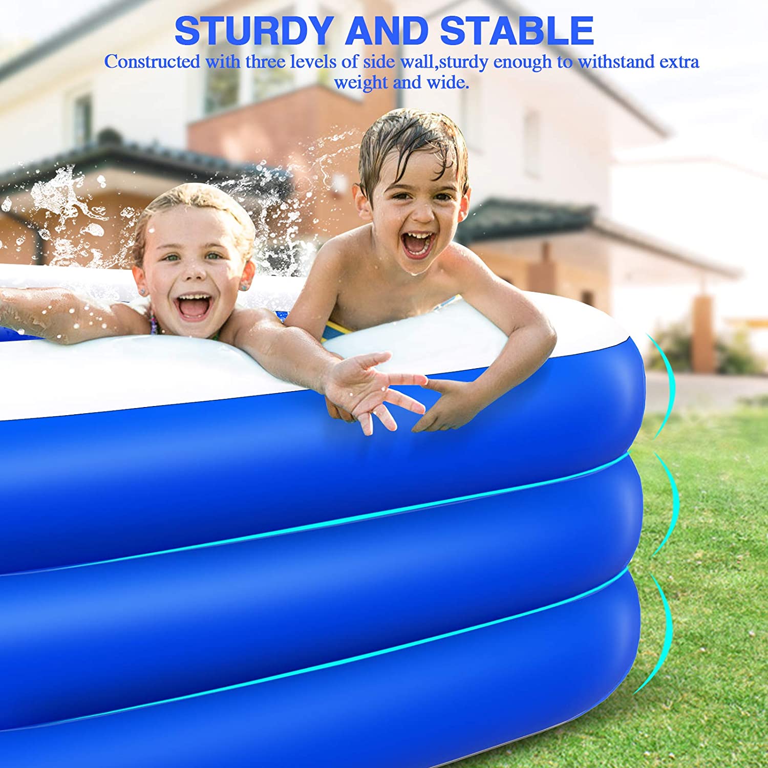 Discount Promotion Inflatable Foldable Pool Accessories Inflatable Swim Pool Inflatable Swimming Pool