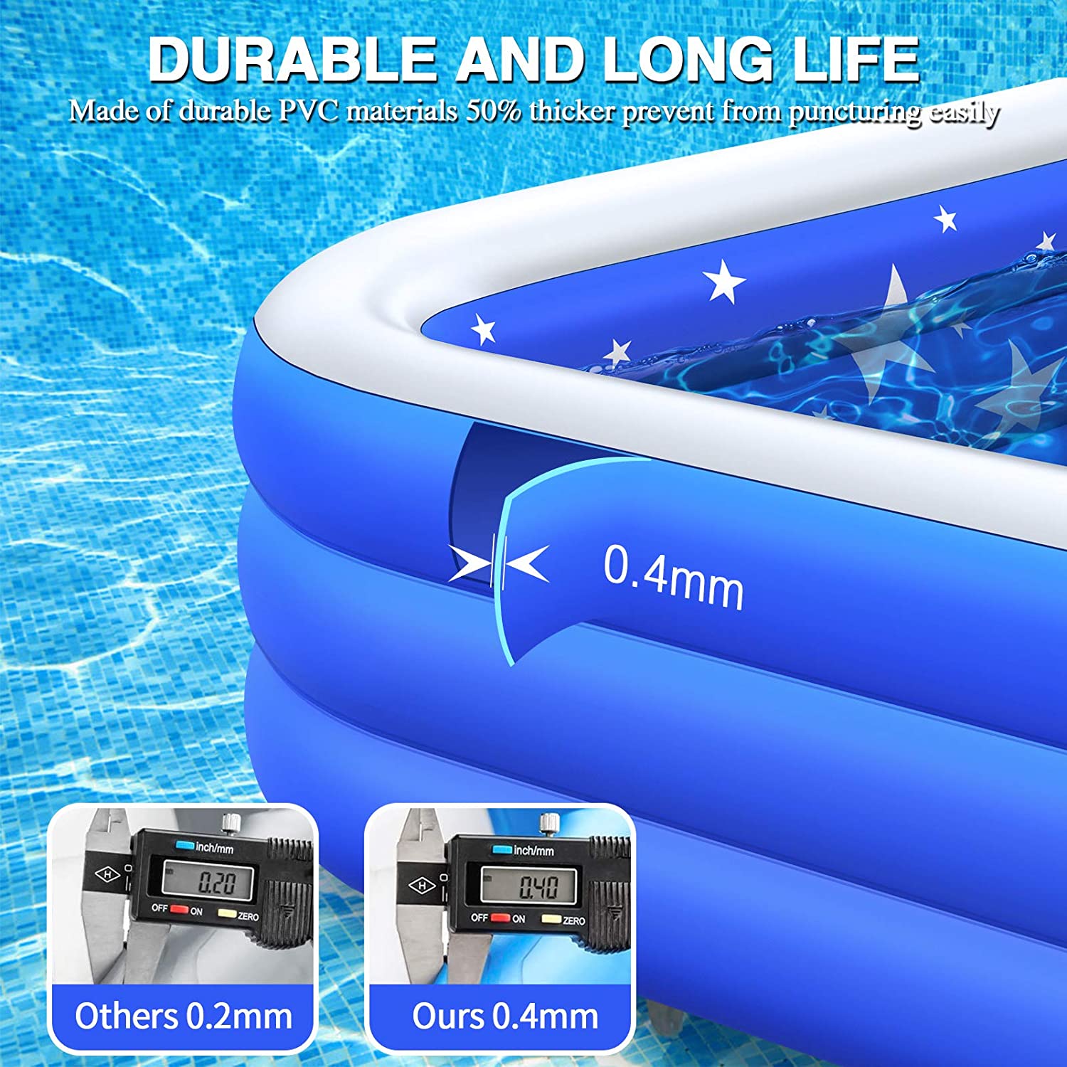 Discount Promotion Inflatable Foldable Pool Accessories Inflatable Swim Pool Inflatable Swimming Pool