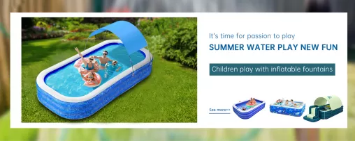 Outdoor Water Products, Innovative Inflatable Swimming Pools