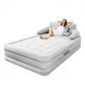 Factory custom inflatable bed King Camping inflatable mattress with built-in pump inflatable mattress
