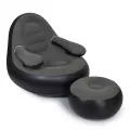 Luxury Flocking Foldable Footstool Inflatable Portable Pvc 5 In 1 Air Sofa Bed Air Inflatable Sofa