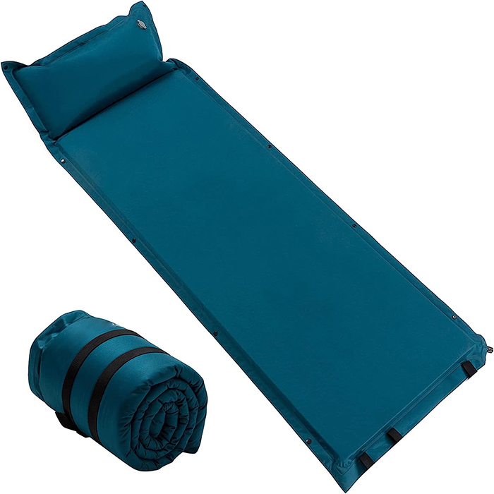 Discount Promotion Waterproof Folding Mattresses Sleeping Pad Self-Inflating Camping Mat