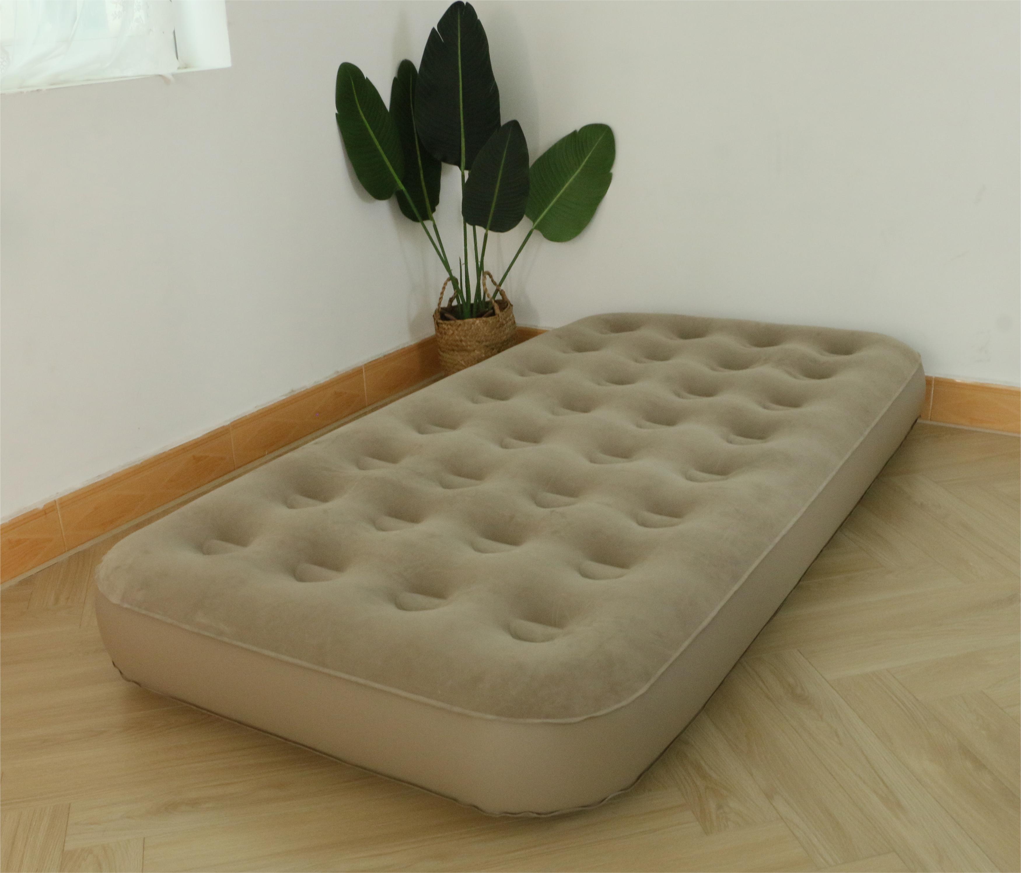 Custom Cheap Full Size Single Inflatable Mattress With Pump Air Mattress